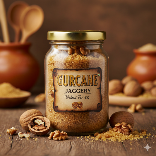 Gurcane Walnut| Natural Jaggery Cubes with Real Walnut