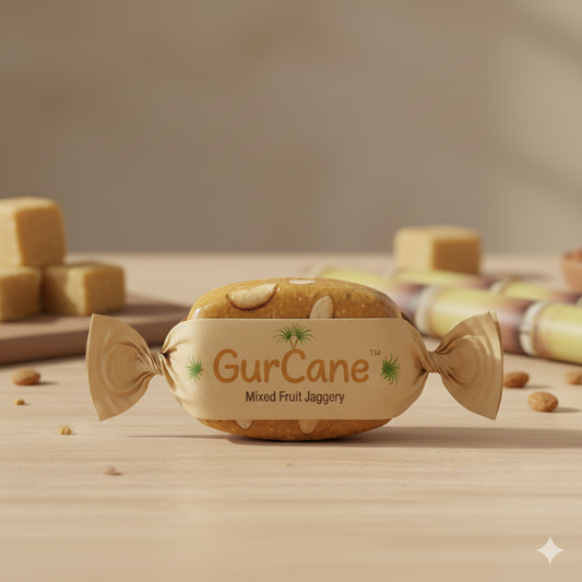 Gurcane Mix Dry Fruit | Natural Jaggery Cubes with Real Mix Dry Fruit