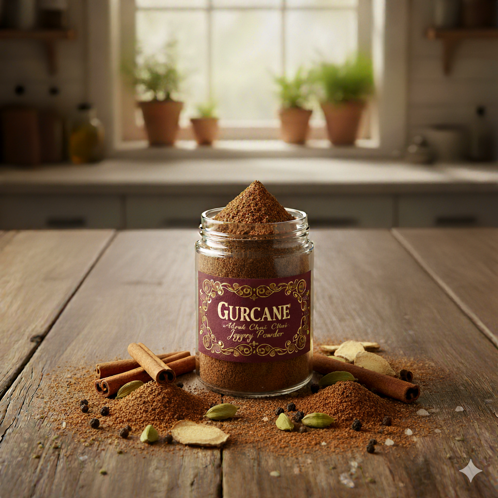 Gurcane Adrak Chai Jaggery Powder